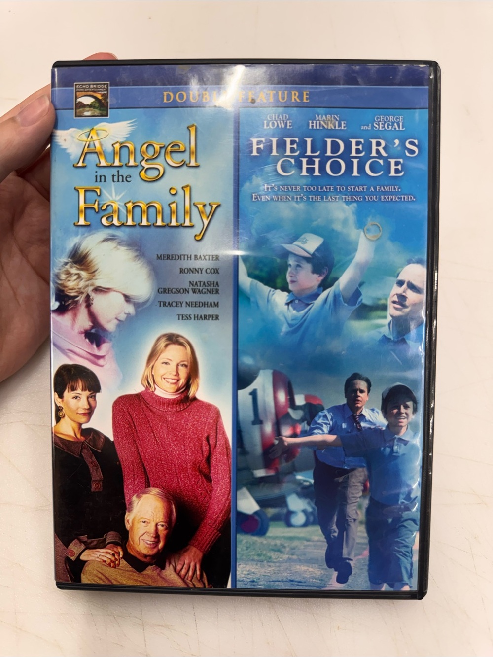 Angel in the Family & Fielder's Choice (DVD) Disc Tested, Working